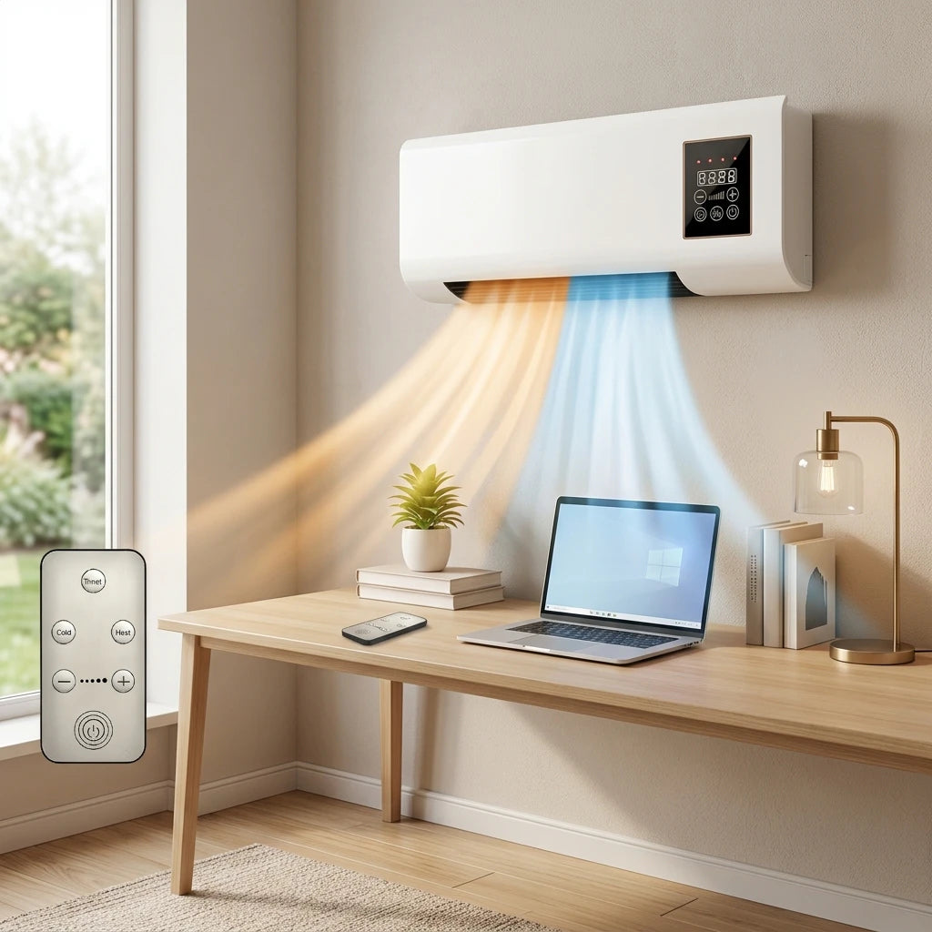 Condizionatore d'aria a parete 2 in 1 - Ventila e raffredda